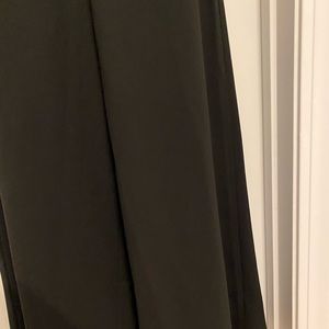 TCEC Black wide-leg semisheer pants